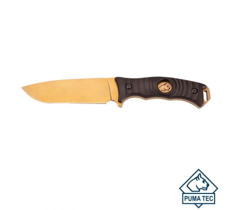 PUMA TEC belt knife, titanium coating, gold color