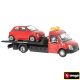 1/43 Iveco Daily Transporter + Fiat 500