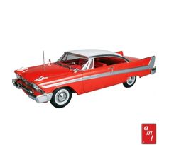 1/25 1958 Plymouth Belvedere Christine, červená