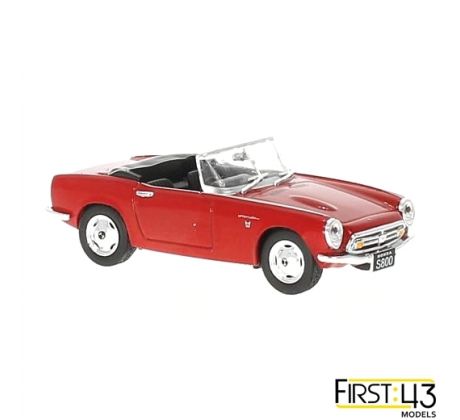 1/43 Honda S800, 1966, červená