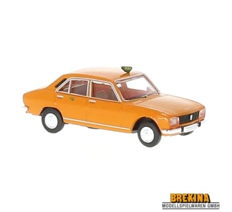 1/87 BREKINA Peugeot 504, Taxa (DK)