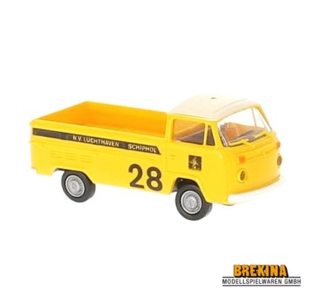 1/87 BREKINA VW T2 Pritsche, Luchthaven Schipol (NL)