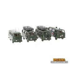 1/87 BREKINA set 2 VW T1b a 2 VW T2