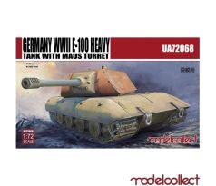 1/72 MODELCOLLECT Germany WWII E-100 Heavy Tank with Mouse turret