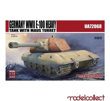 1/72 MODELCOLLECT Germany WWII E-100 Heavy Tank with Mouse turret