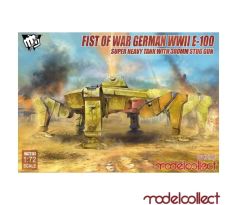 1/72 MODELCOLLECT Fist of War German WWII E-100 Super Heavy Tank with 380mm stug gun