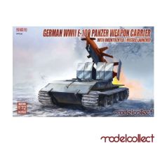 1/72 MODELCOLLECT German WWII E-100 panzer weapon carrier with Rheintochter 1 missile launcher