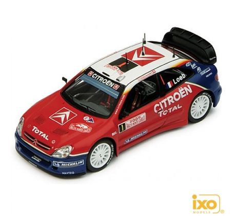 1/43 CITROEN XSARA WRC #1 S. LOEB-D. ELENA WINNER RALLY MONTE CARLO 2005 (IXO)