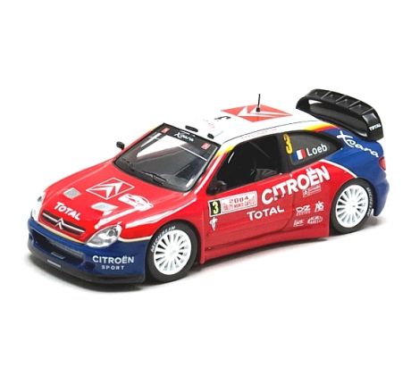 1/43 2004 Citroen Xsara WRC Rallye de Monte Carlo Loeb/Elena