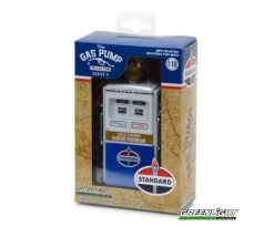 1/18 1954 Tokheim 350 Twin Gas Pump Standard Oil, Gold Crown Super Premium (GREENLIGHT)