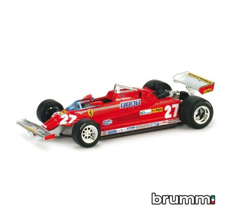 1/43 FERRARI 126CK 1981 GP ITALIA VILLENEUVE (BRUMM)