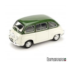 1/43 FIAT 600D MULTIPLA 1960 VERDE OL./GRIGIO (BRUMM)