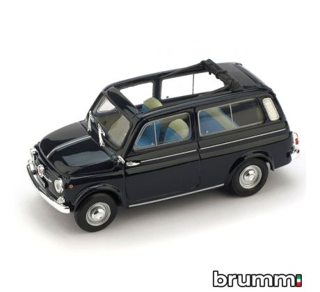 1/43 FIAT 500 GIARDINIERA 1960 APERTA BLU SCU (BRUMM)