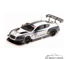 1/43 2014 Bentley Gt3 M Sport #17 Oulton Park Brittish GT (ALMOST REAL)