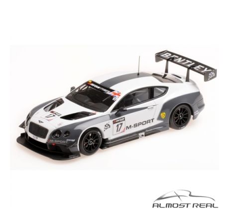 1/43 2014 Bentley Gt3 M Sport #17 Oulton Park Brittish GT (ALMOST REAL)