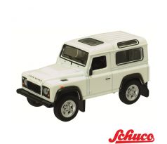 1/64 Land Rover Defender,biely (SCHUCO)