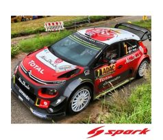 1/43 2017 Citroen C3 WRC Citroen Total Abu Dhabi WRT #7 (SPARK)