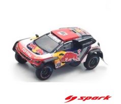 1/43 2018 Peugeot 3008 DKR Maxi Team Peugeot Total #308 (SPARK)