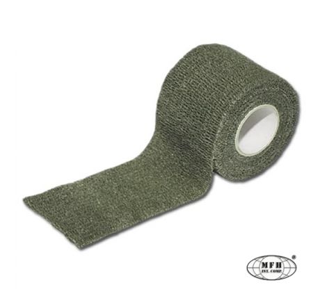 MFH Cotton Camo Tape - OD Green