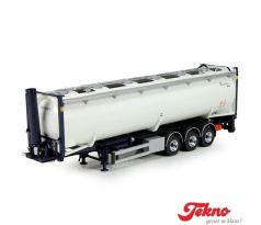 1/50 T.B. 40ft silo container with chassis (TEKNO)