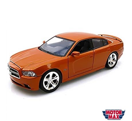 1/24 2011 Dodge Charger R/T, oranžový (MOTOR MAX)