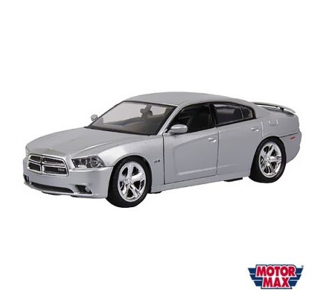 1/24 2011 Dodge Charger R/T, strieborný (MOTOR MAX)