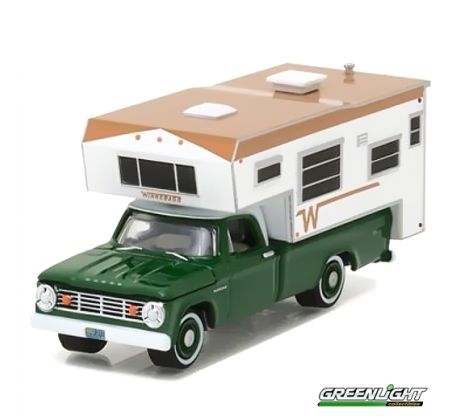 1/64 DODGE D-100 Camper, Hobby Exlusive (GREENLIGHT)