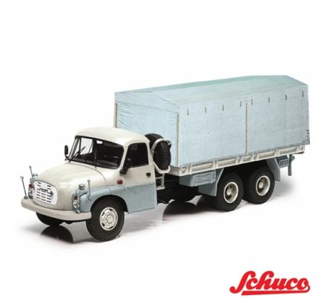 1/43 Tatra T138 valník s plachtou (SCHUCO)