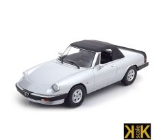 1/18 1986 Alfa Romeo Spider 3, strieborná (KK-SCALE)