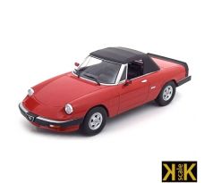 1/18 1986 Alfa Romeo Spider 3, červená (KK-SCALE)