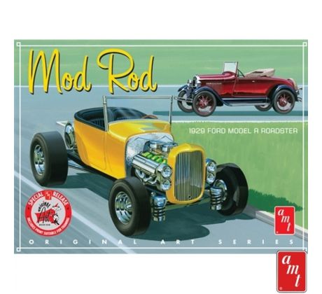1/25 1929 FORD MODEL A ROADSTER, MOD ROT (AMT)