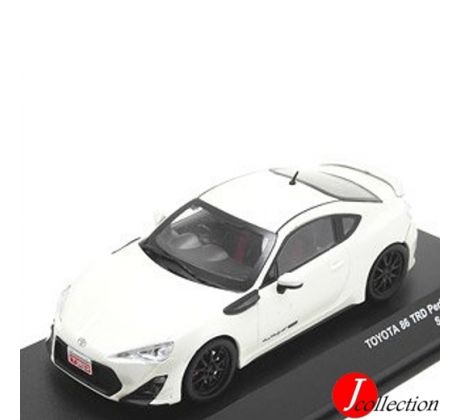 1/43 Toyota 86 TRD Performance Line, biela(J COLLECTION)