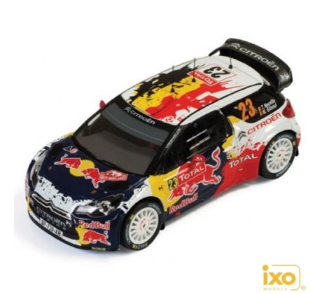 1/43 CITROEN DS3 WRC #23 T. NEUVILLE-N. GILSOUL RALLY MONTE CARLO 2012 (IXO)