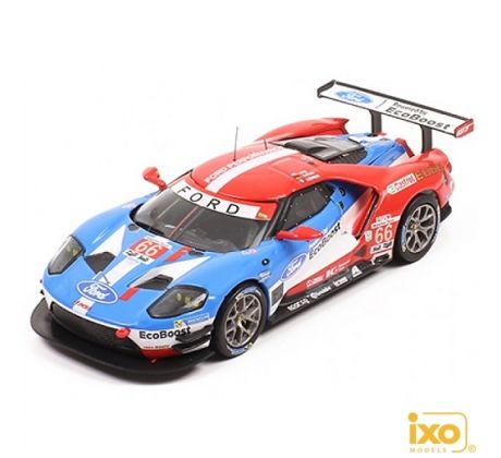 1/43 FORD GT #66 - D. MUELLER - J. HAND - S. BOURDAIS -DAYTONA 2017 (IXO)