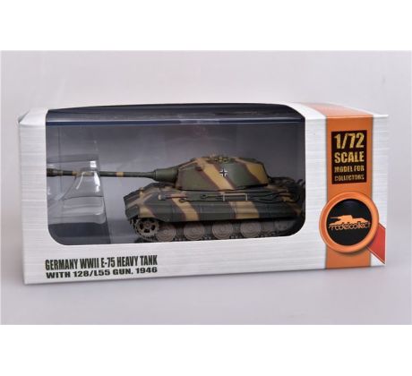 1/72 Germany WWII E-75 Heavy Tank with 128/ L55 gun, 1946