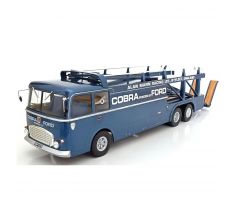 1/18 FIAT - BARTOLETTI 306/2 3-ASSI TRUCK TEAM ALAN MANN RACING LTD FORD USA SHELBY COBRA CAR TRANSPORTER 1962 (NOREV)