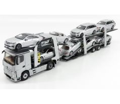 1/43 MERCEDES BENZ ACTROS 2 1848 TRUCK CAR TRANSPORTER