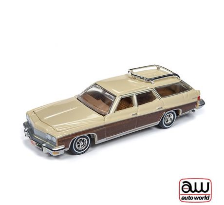 1/64 1975 Buick Estate Wagon, piesková/dreveno(AUTO WORLD)