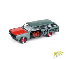 1/64 Street Freaks 1965 Chevy Station Wagon, Demolition Derby (JOHNNY LIGHTING)