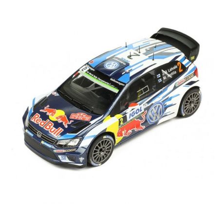 1/18 VOLKSWAGEN POLO R WRC #2 J.M. LATVALA-M. ANTTILA - TOUR DE CORSE 2016 (IXO)