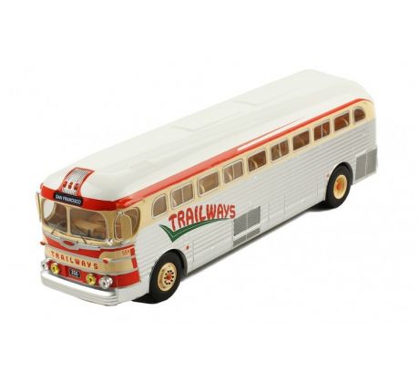 1/43 GMC PD-3751 AUTOBUS TRAILWAYS 1949