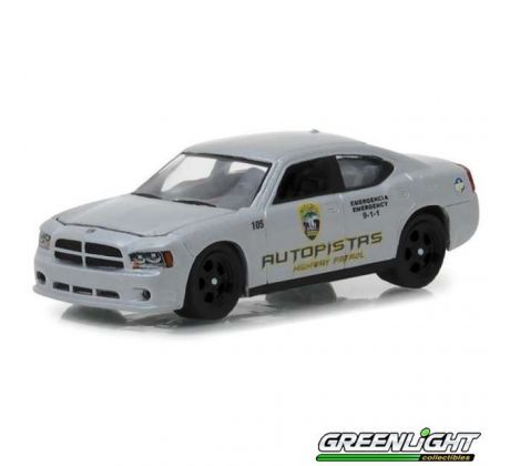 1/64 2008 Dodge Charger Policia de Puerto Rico Autopistas Highway Patrol (GREENLIGHT)