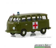 1/64 1964 Volkswagen Samba Bus Army Ambulance (GREENLIGHT)