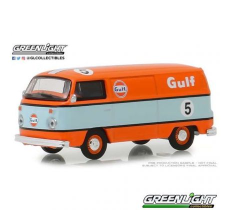 1/64 1975 Volkswagen Type 2 Panel #5 Gulf Oil (GREENLIGHT)