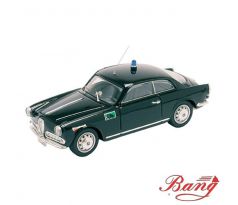 1/43 ALFA ROMEO GIULIETTA SPRINT 2s POLIZIA BLACK (BANG.IT)