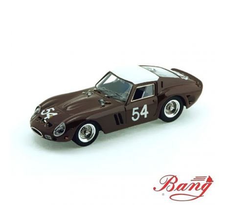 1/43 FERRARI 250 GTO N.54 ACCIDENT 1000 KM NURBURGRING 1962 FERRARO-SCARLATTI (BANG.IT)