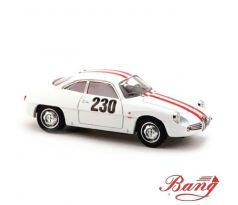 1/43 ALFA ROMEO GIULIETTA SZ N.230 FRIBURGO-SCHAUINSLAND 1962 (HILLCLIMB) (BANG.IT)