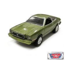 1/64 1977 Ford Mustang II, green (MOTOR MAX)