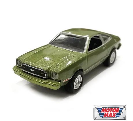 1/64 1977 Ford Mustang II, green (MOTOR MAX)