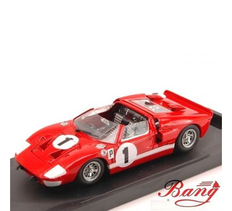 1/43 FORD MKII ROADSTER N.1 víťaz 12h SEBRING 1966 MILES-RUBY (BANG.IT)